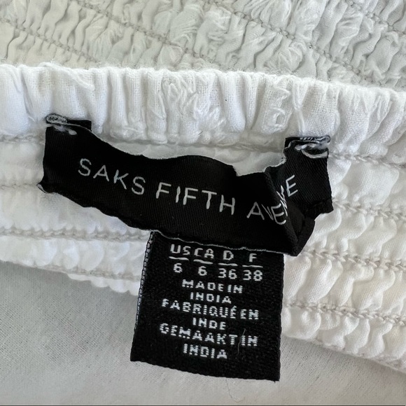 Saks Fifth Avenue white eyelet sundress - Picture 6 of 6